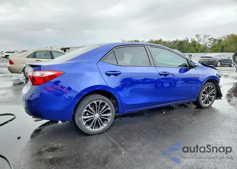 2015 Toyota Corolla L из США, поврежденный, VIN 2T1BURHE5FC312900
